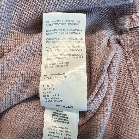 Free People We the Free Tasha Long Sleeve Thermal Top in Daytime Fireworks Small - Picture 12 of 14